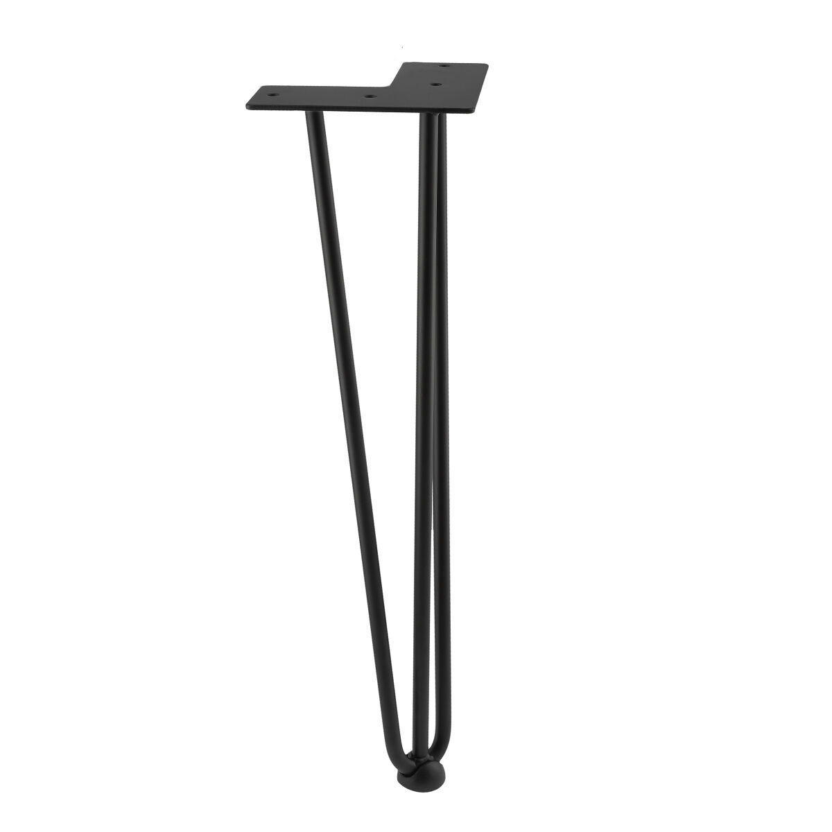 Haarnadeltischbeine schwarz 406mm 10mm Einzelnes Tischbein