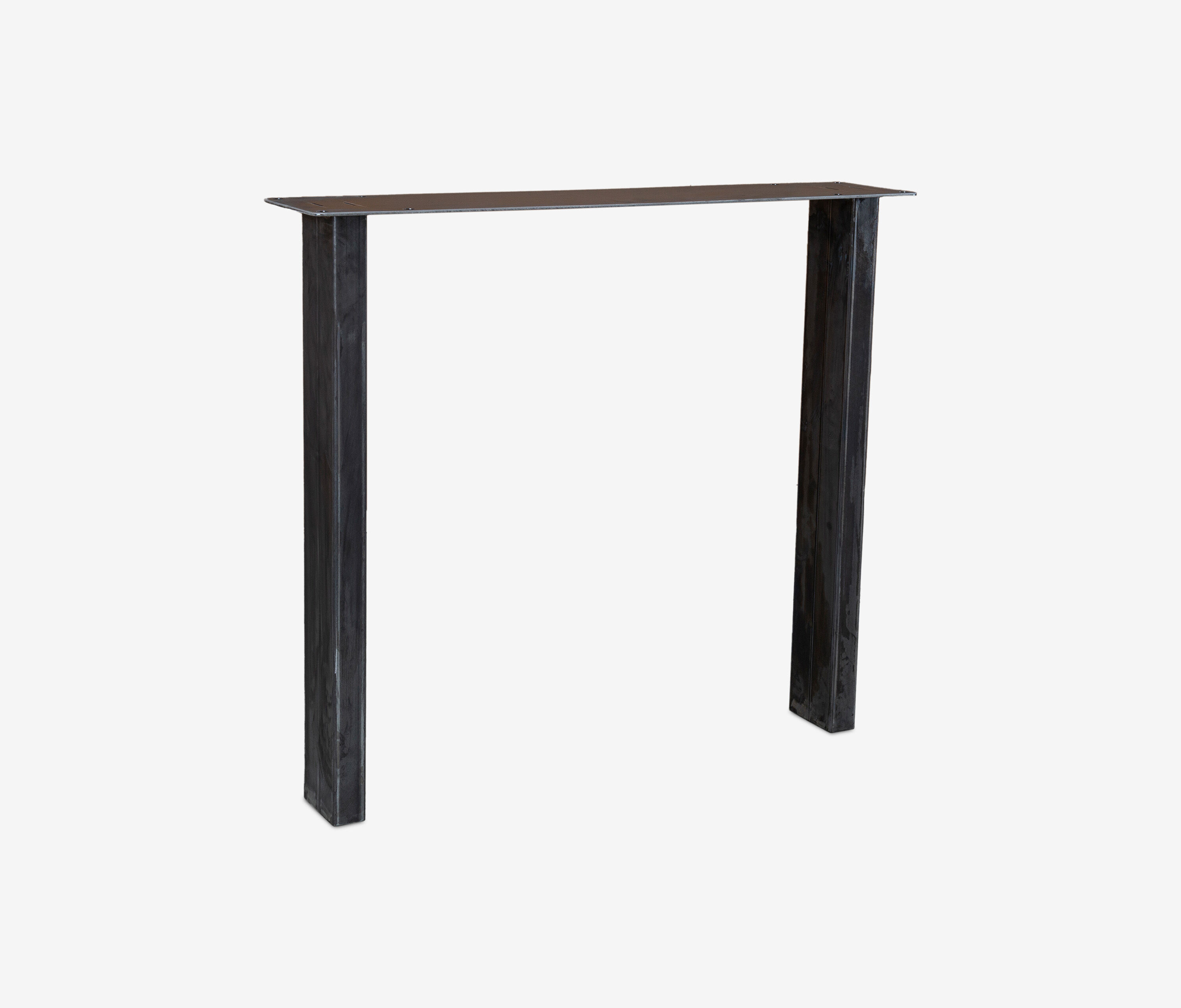 Tischgestell Straight | 2er Set Rohstahl
