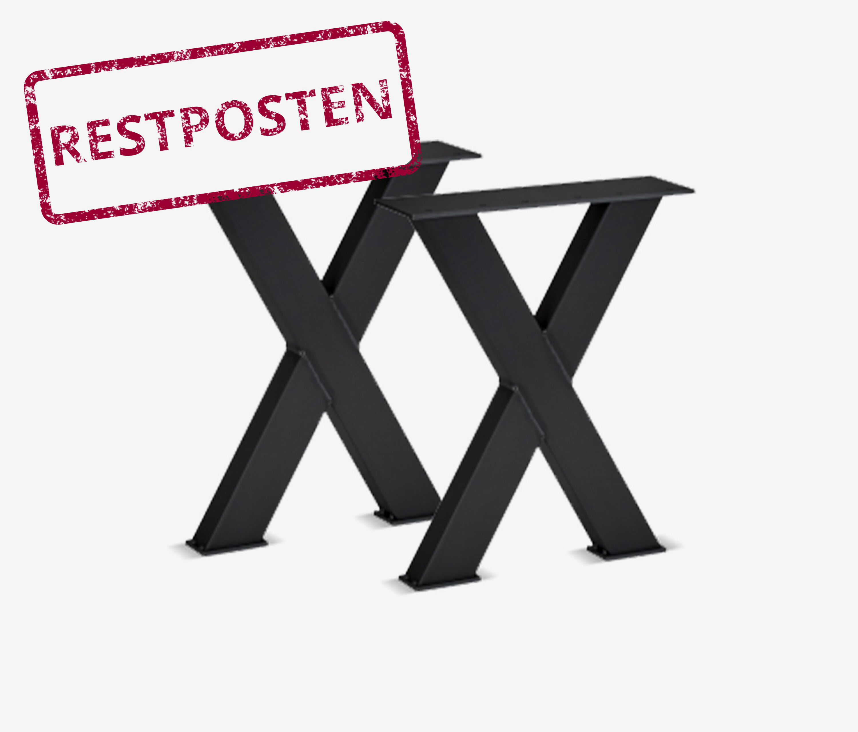COUCHTISCHGESTELL X-FORM | 2ER SET