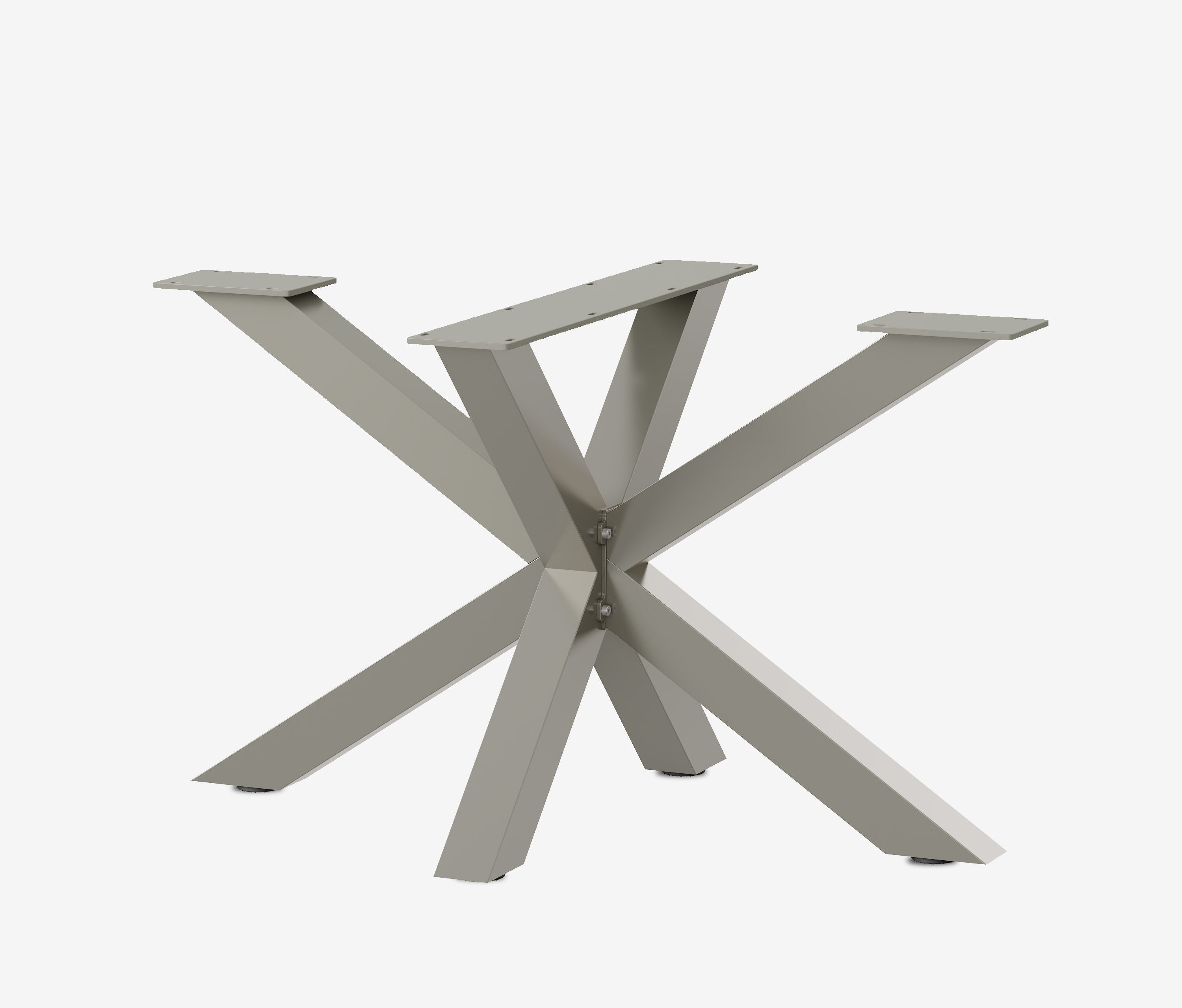 Tischgestell Spider Rohstahl 120