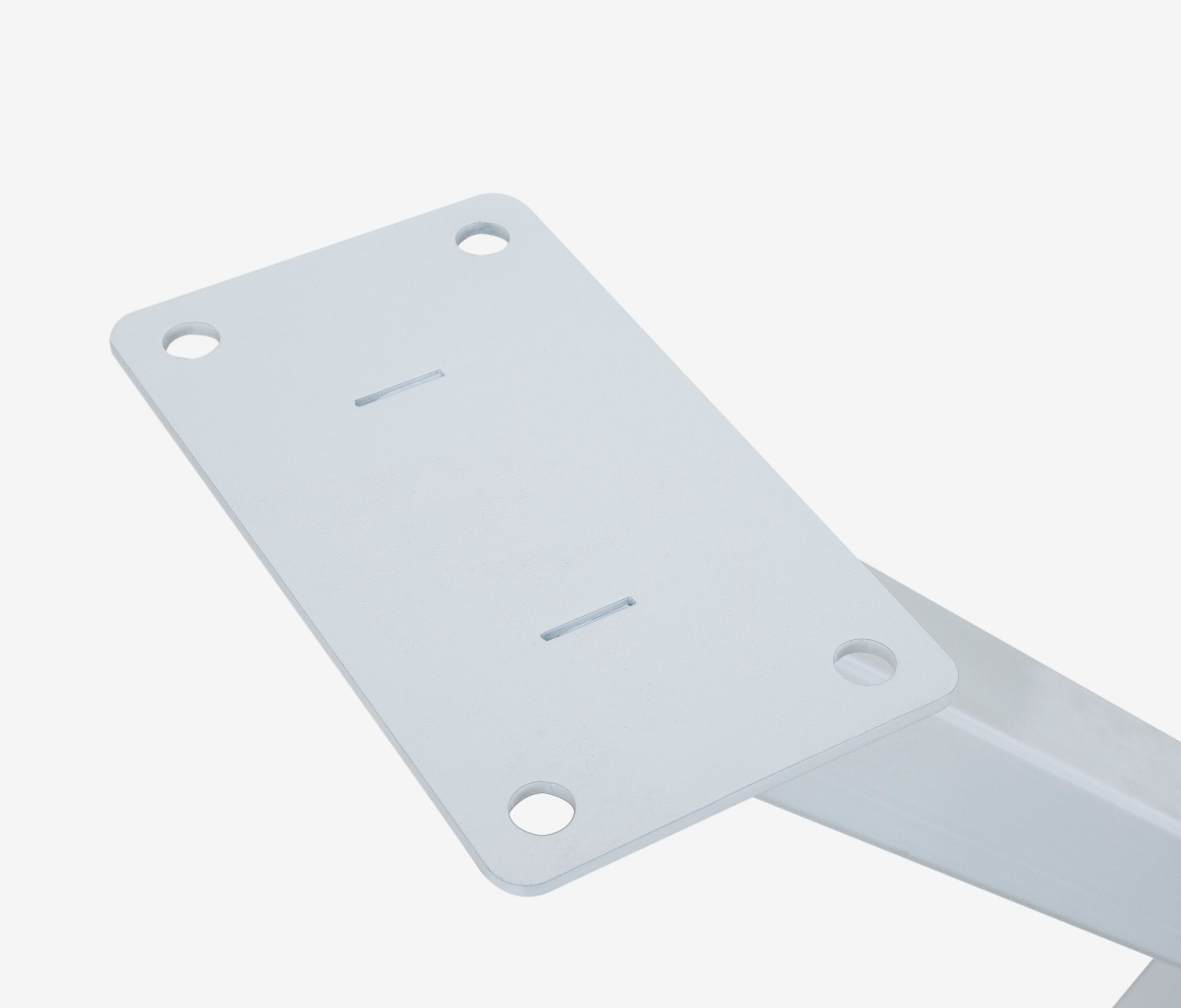 Tischgestell X Form | 2er Set Weiss Matt