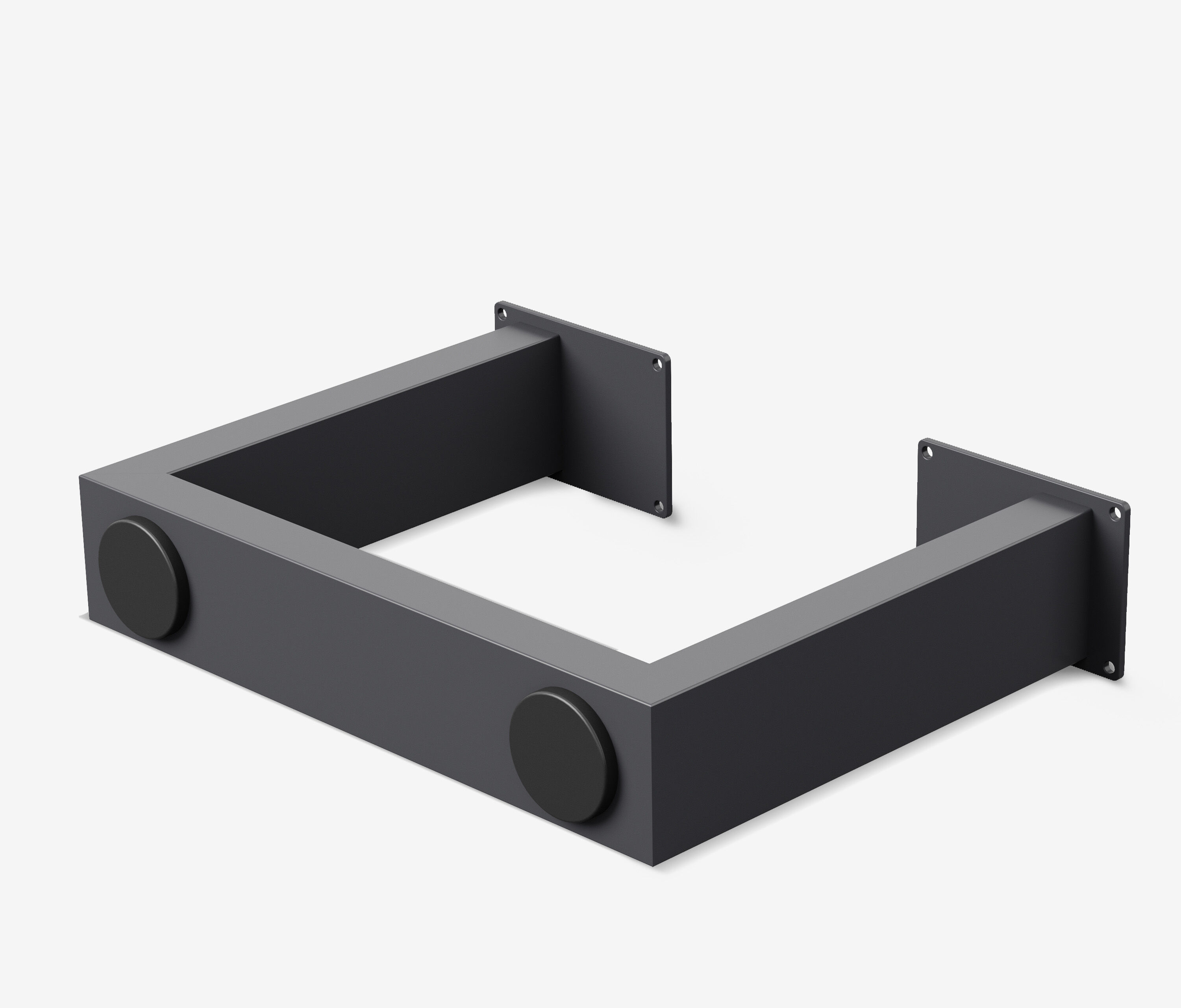Couchtischgestell U-Frame | 2er Set Rohstahl
