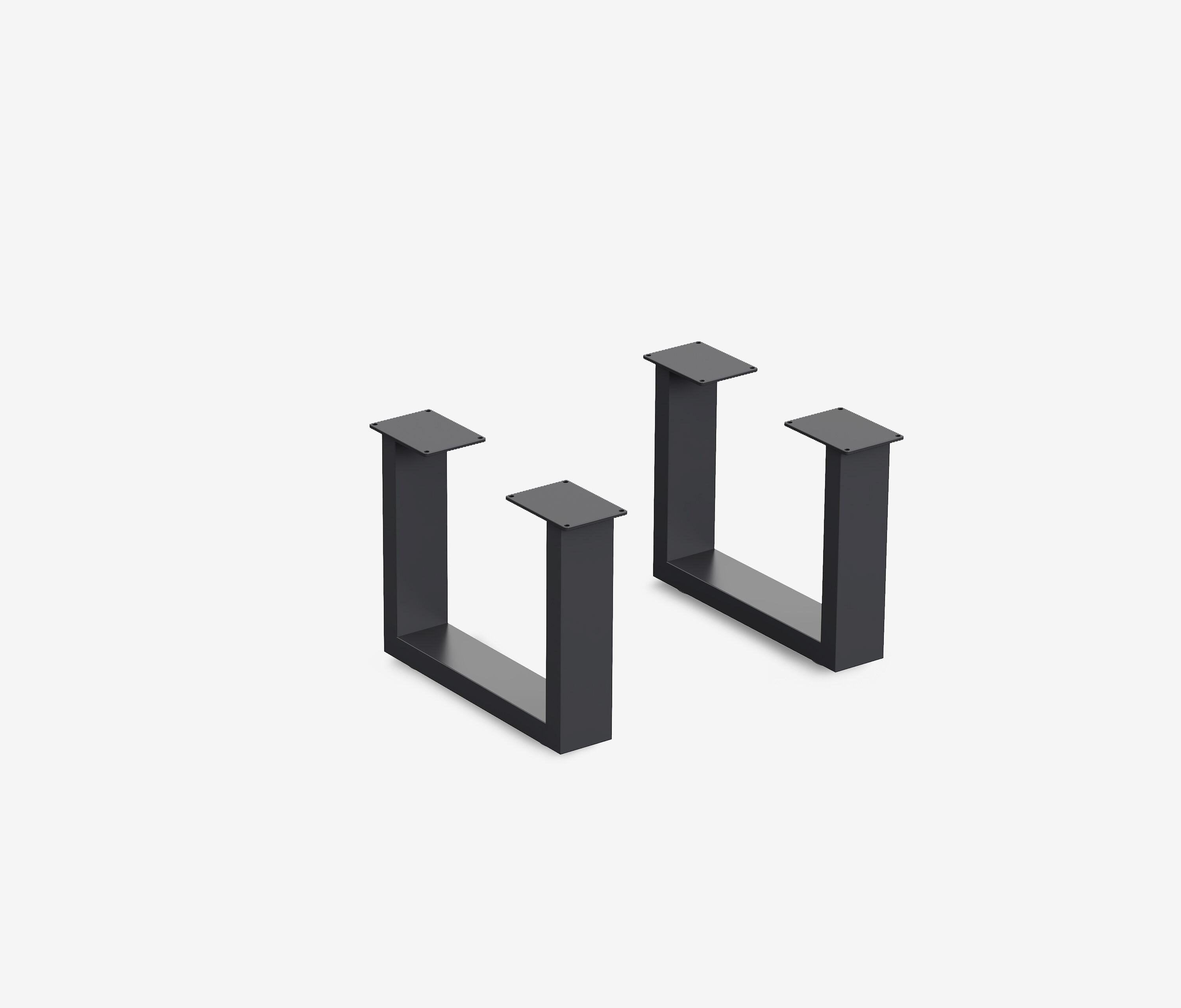 Outdoor Couchtischgestell U-Frame | 2er Set Schwarz