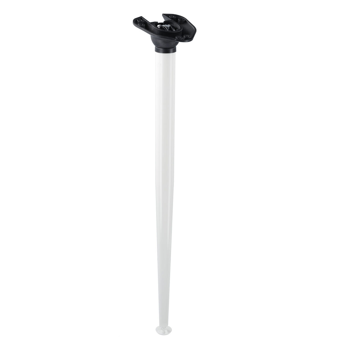 Design Tischbein klappbar | 71 cm | Weiß