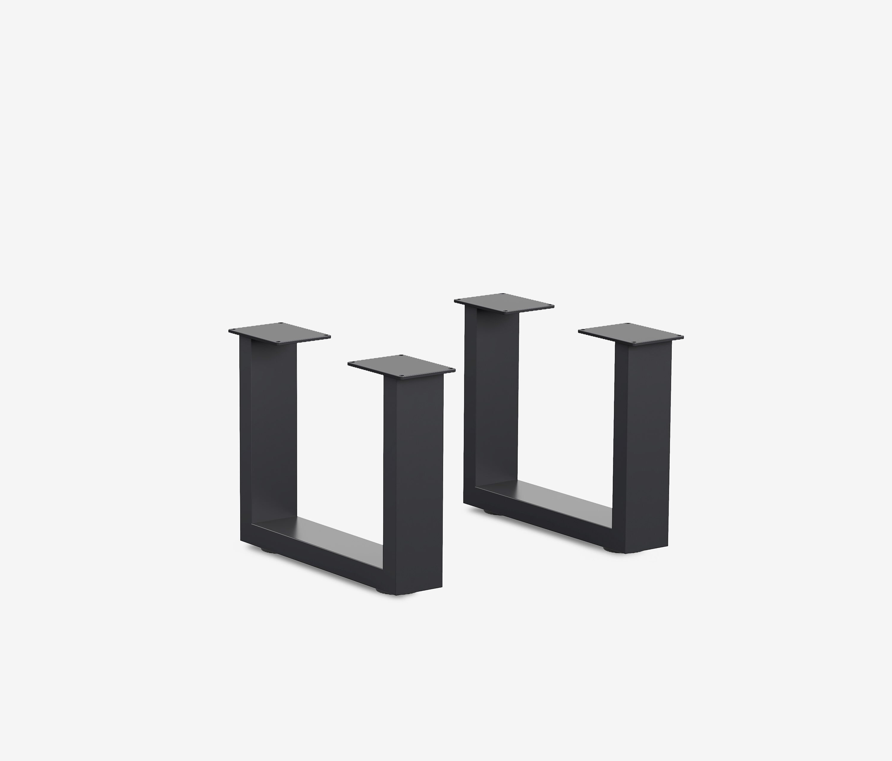 Outdoor Couchtischgestell U-Frame | 2er Set Schwarz