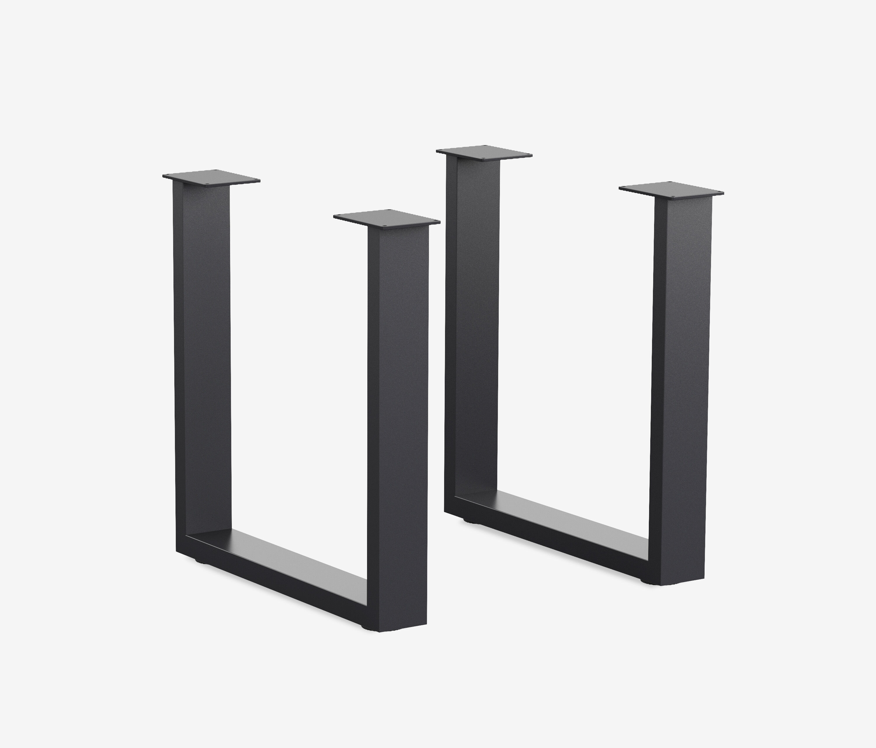 Tischgestell U-Frame | 2er Set Schwarz