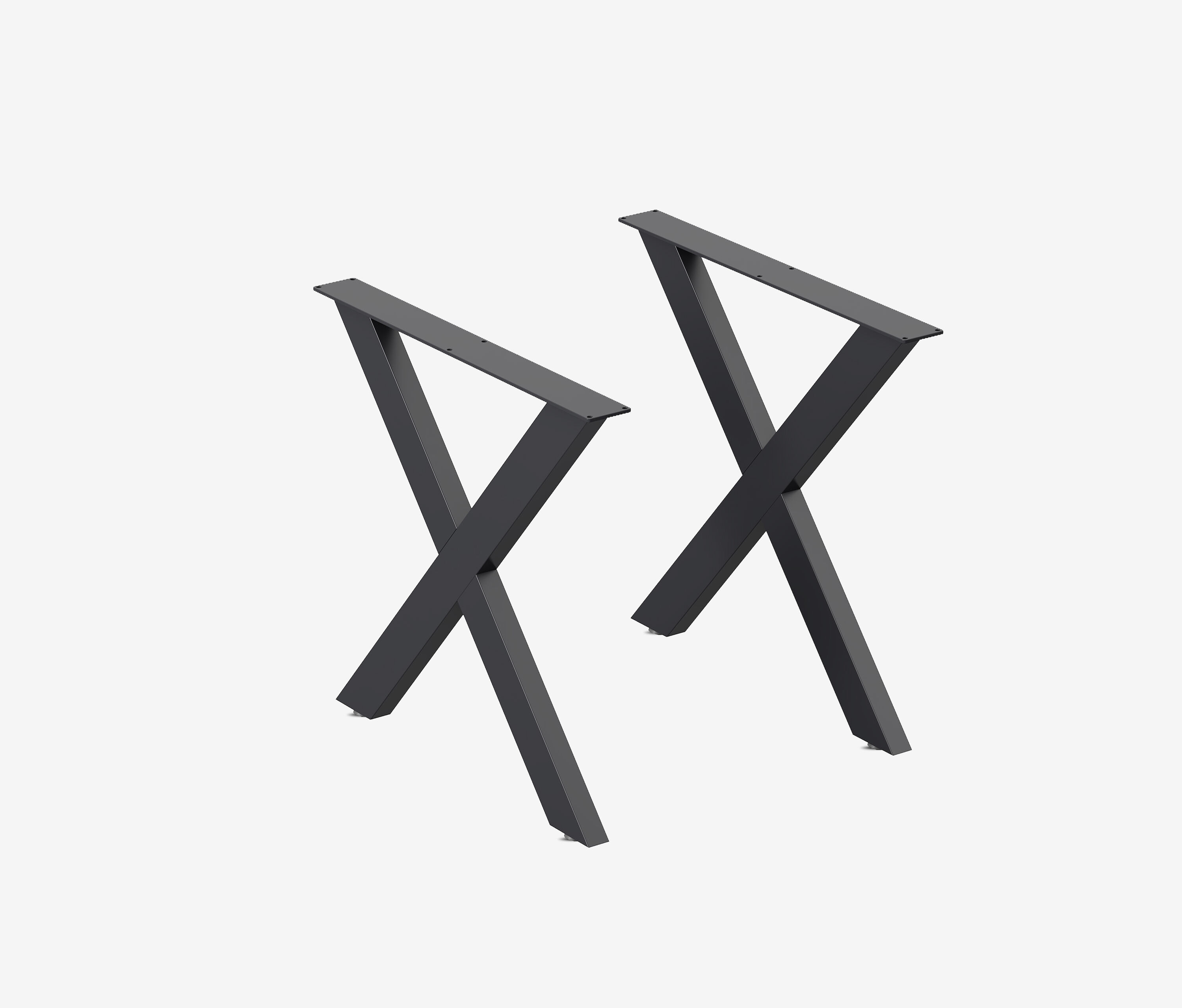 Tischgestell X-Frame | 2er Set Schwarz
