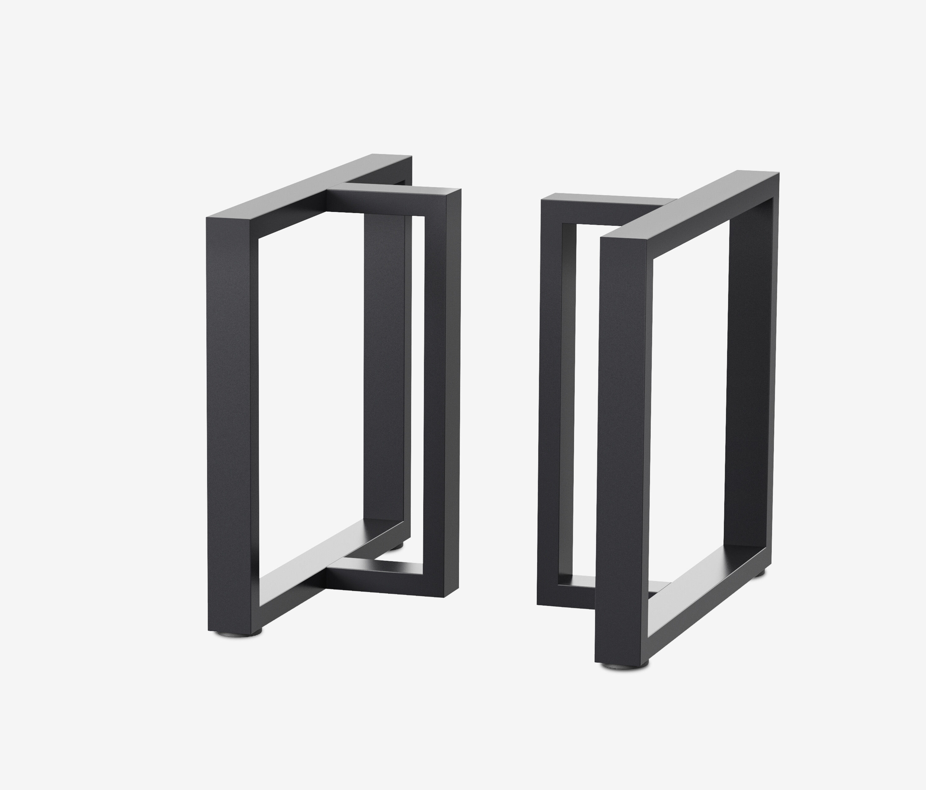 Kufen-Tischgestell Coral | 2er Set Schwarz