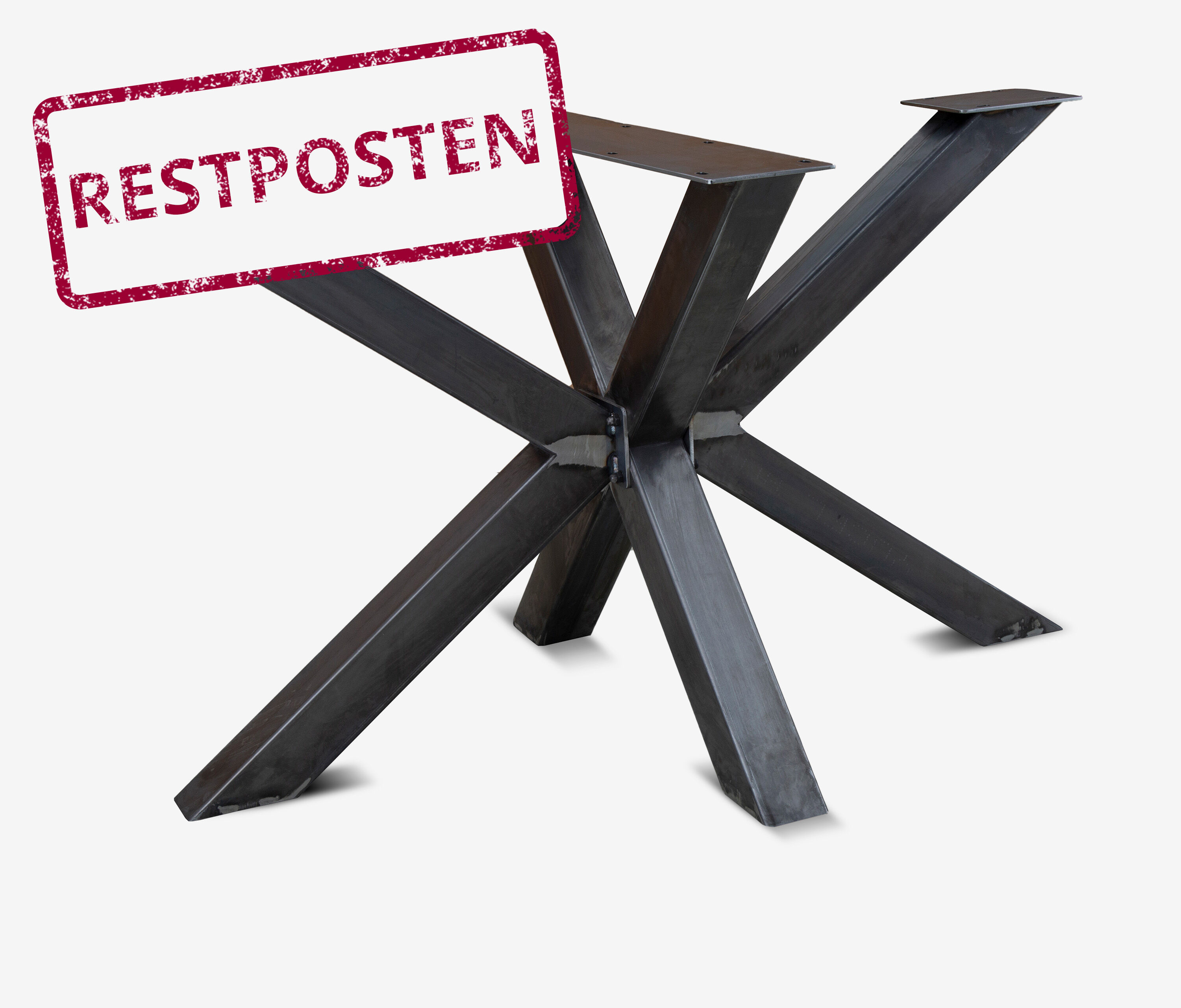 Tischgestell Spider Rohstahl 120
